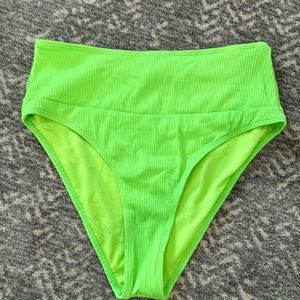 High waisted bikini bottoms